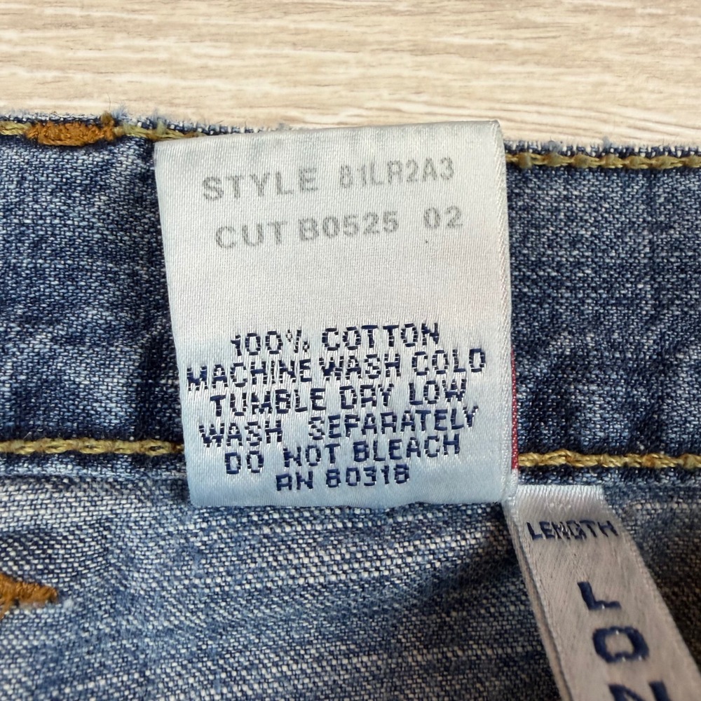 Vintage 90s Lucky Brand By Gene Montesano Sweet N Low Flare Jeans Womens 28 - Picture 3 of 11